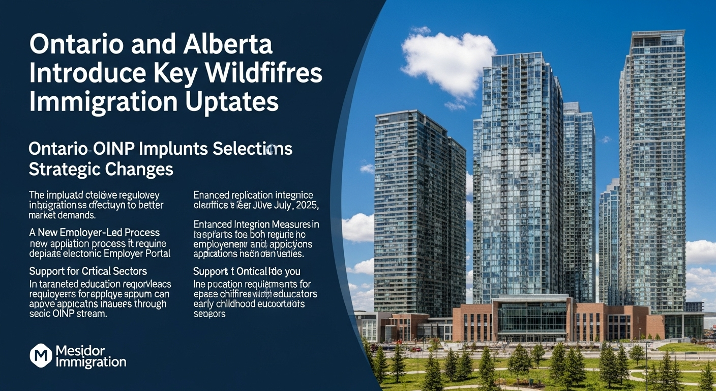 Ontario, Quebec and Alberta