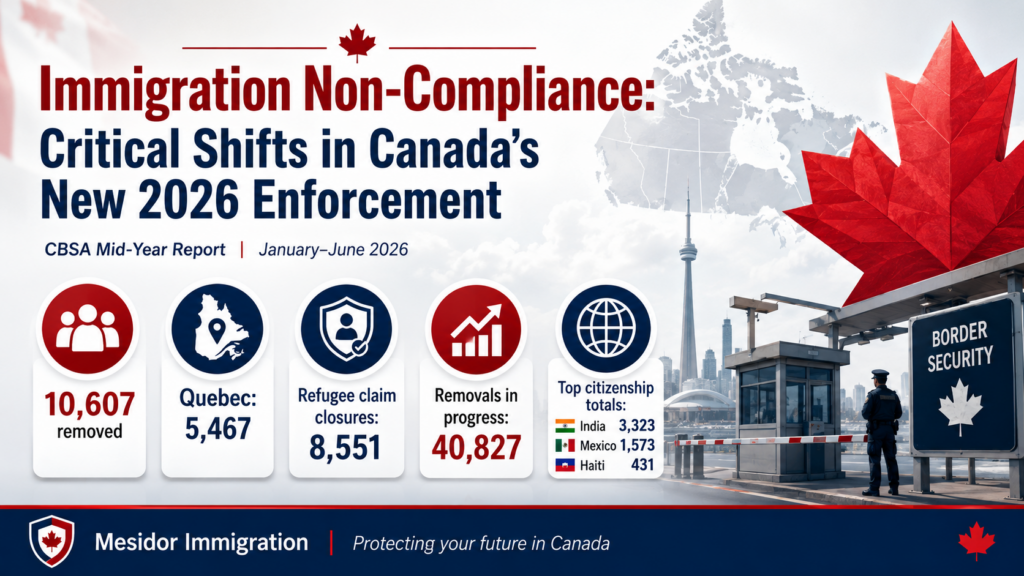 Immigration Non-Compliance: Critical Shifts in Canada’s New 2026 Enforcement